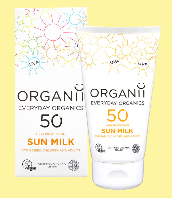 ORGANii Organic SPF50 Sun Milk 125ml