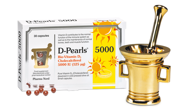 Pharma Nord D-Pearls 5000 Bio-Vitamin D3 Cholecalciferol 5000 IU 125mcg