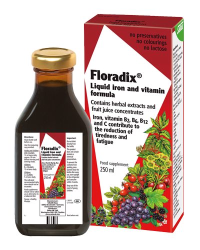 Salus Floradix Liquid Iron and Vitamin Formula 250/500ml
