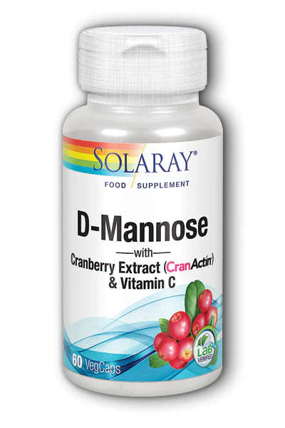 Solaray D-Mannose 60 Vegan Tablets